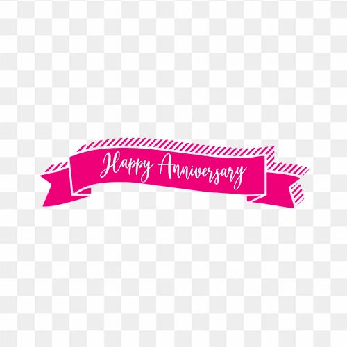Anniversary png text free download
